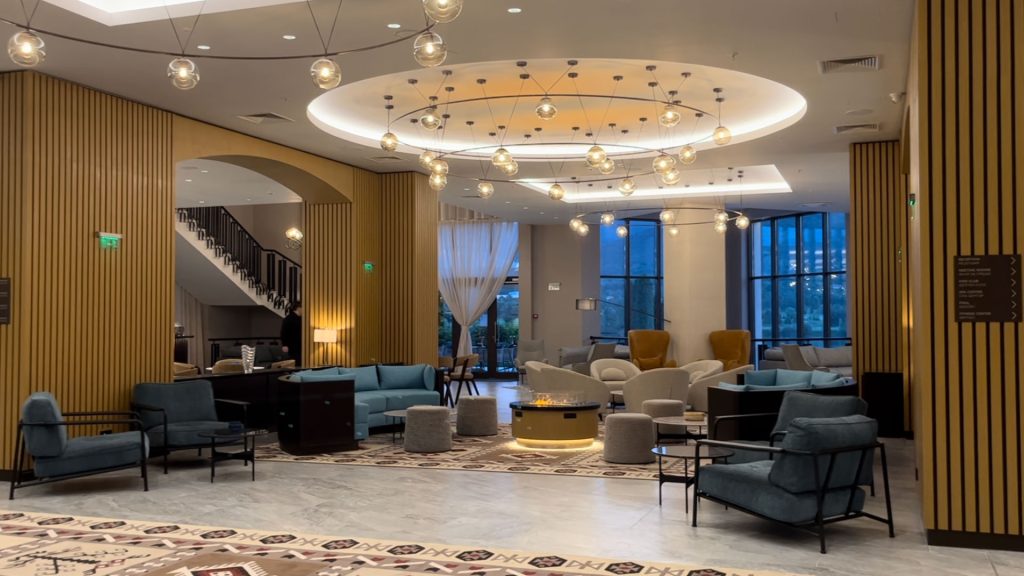 Execution and integration of external and internal visual communication for the magnificent Hyatt Regency Pravets Resort. The project includes work on exterior and interior branding, a comprehensive navigation system in common areas, as well as informational signage in some areas of the complex. IDO Design precisely designed every detail of the execution in response to the high standards maintained by Hyatt Hotels & Resorts.